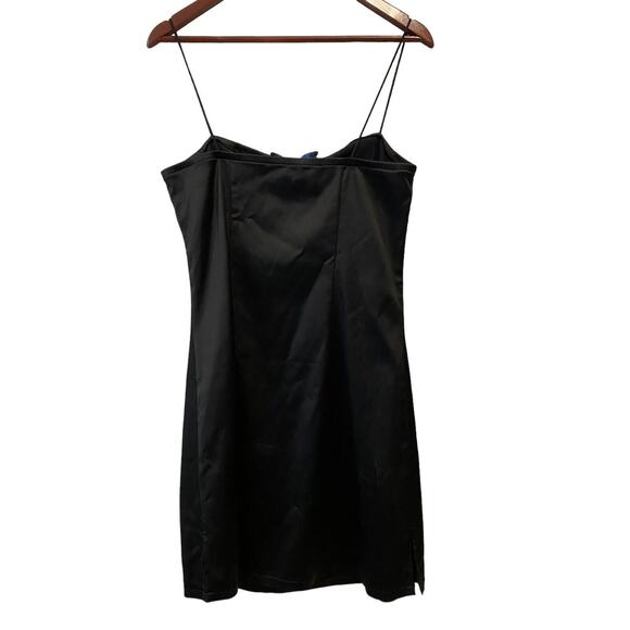 Current Mood Grace Evolution Butterfly Black Mini Dress Size XL Stretchy - Picture 2 of 8